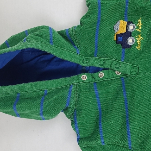 Vintage Truck Longsleeve Onsie Outfit Green - Picture 5 of 9